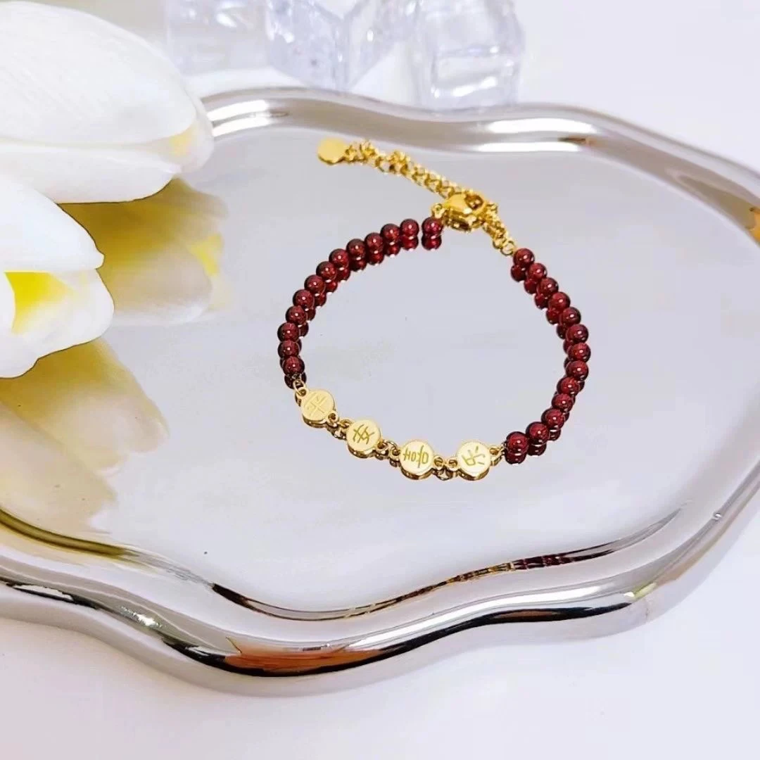 铜合金仿珍珠手链 03588大淇原创新中式时尚气质百搭手链