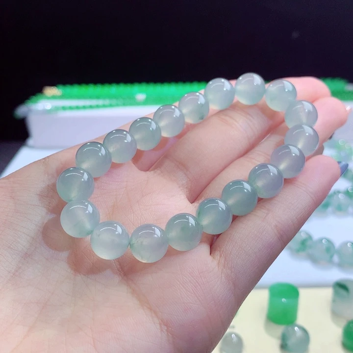 翡翠未镶嵌手链天然翡翠