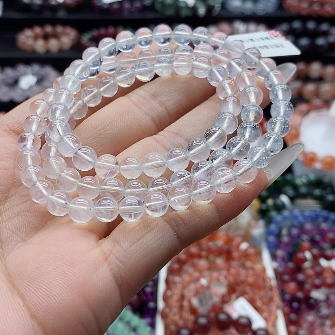 未镶嵌手链水晶蓝针