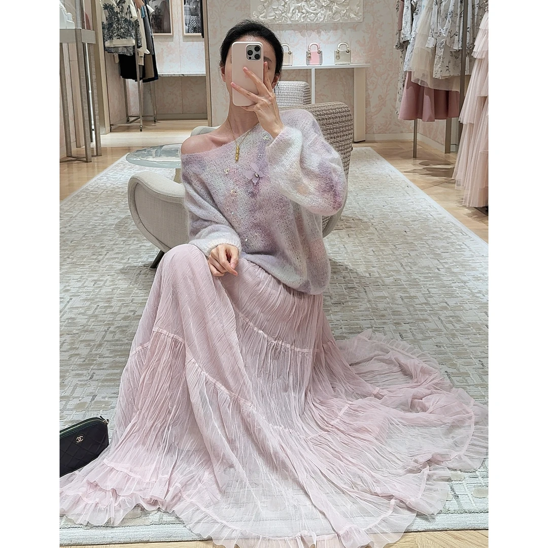 Zwinnie/詹维尼【蝴蝶马海毛毛衣】超幼进口马海毛+绵羊毛WWZ202519