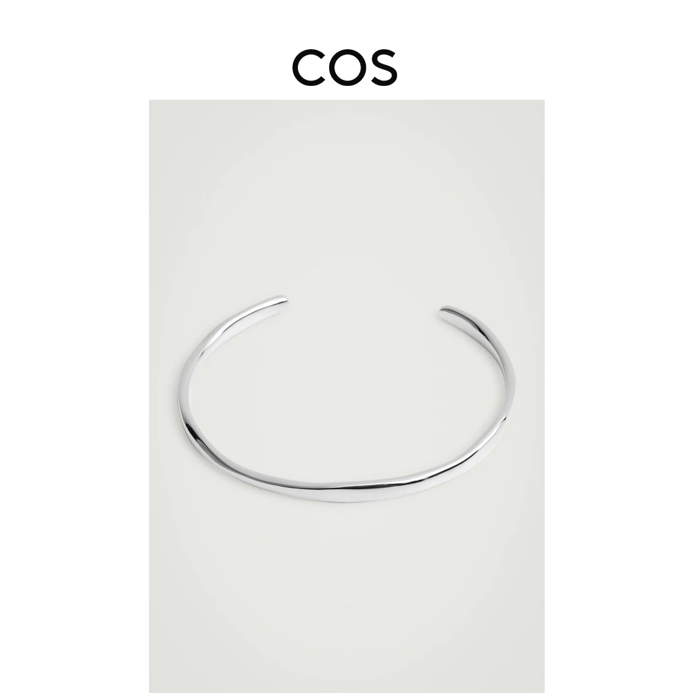 合金手镯 COS男士 镀色细版锤纹开口手镯2025春季新品1270891001