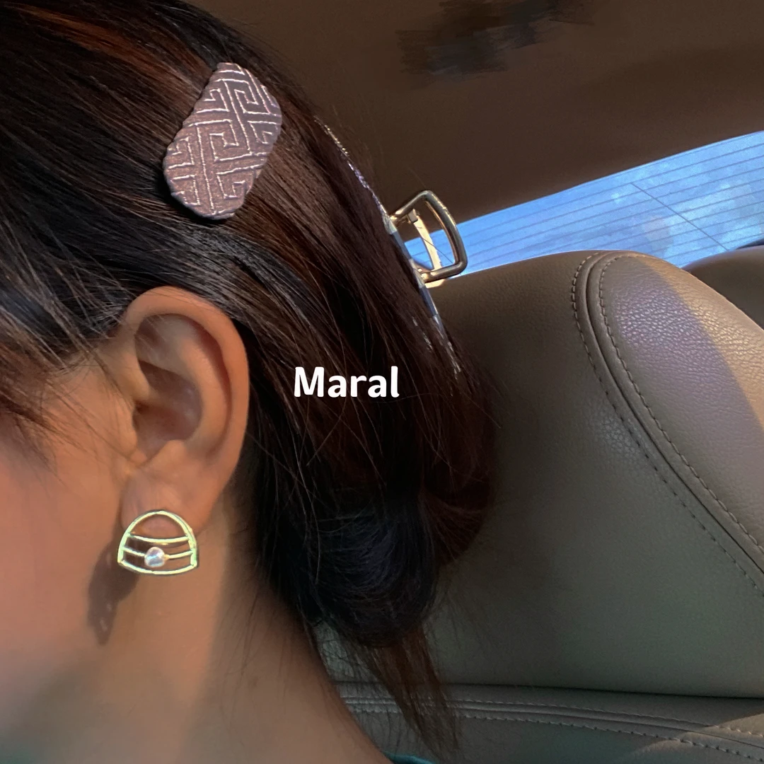 玛日礼-发卡发夹饰品原创百搭民族风气质时尚ins刘海夹设计感头饰