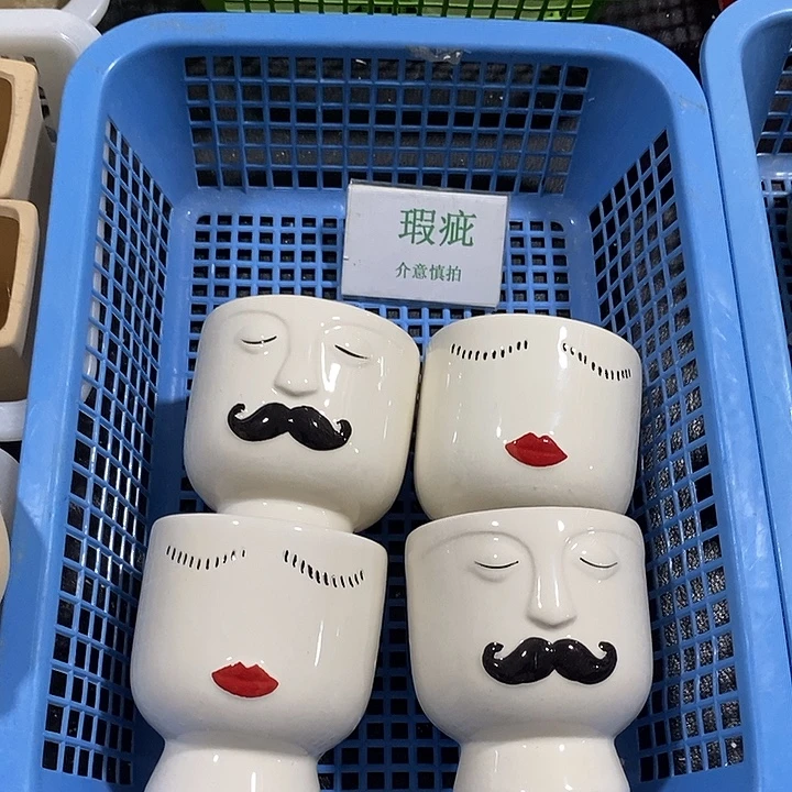 紫砂花盆瑕疵花盆有孔