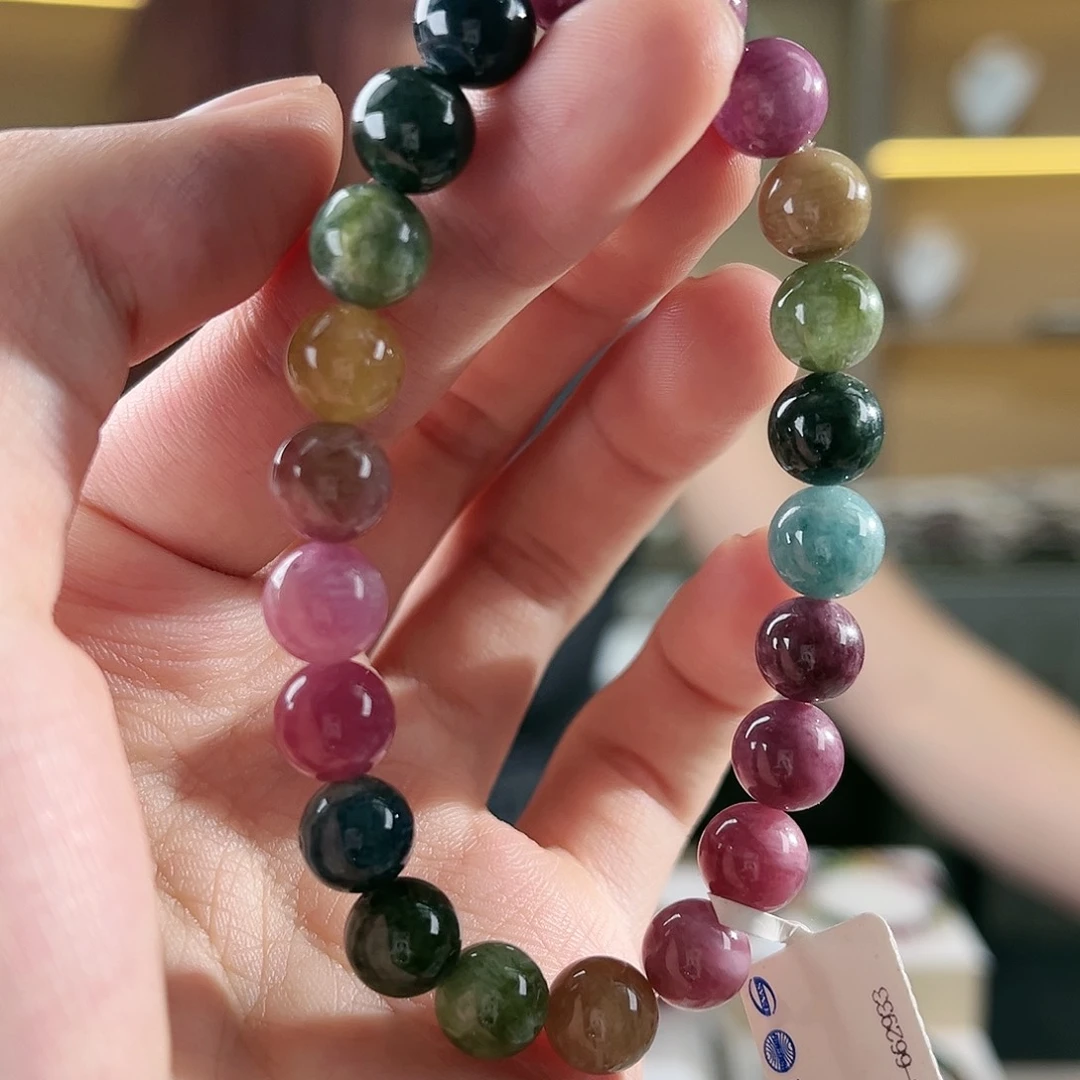 碧玺（多样性发一件）9mm未镶嵌碧玺