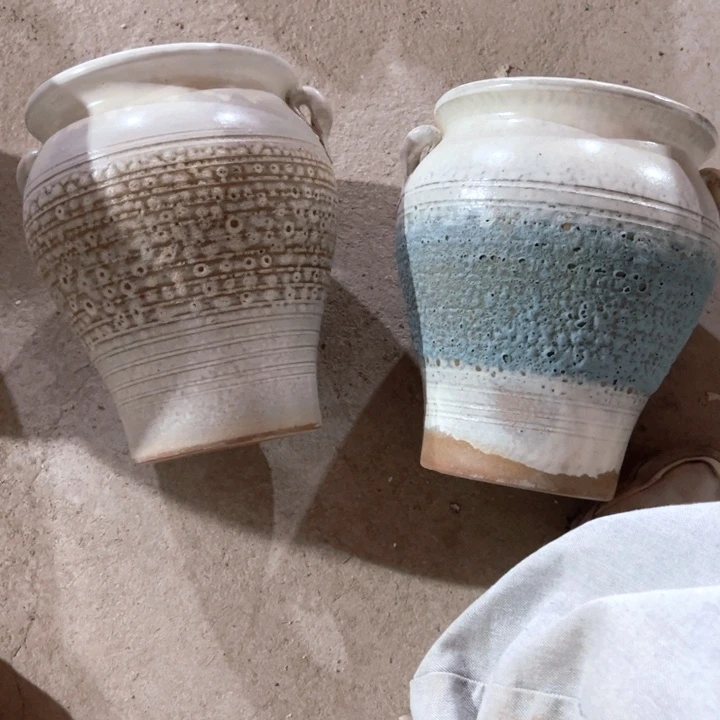 紫砂花盆口径18高度22两只正品