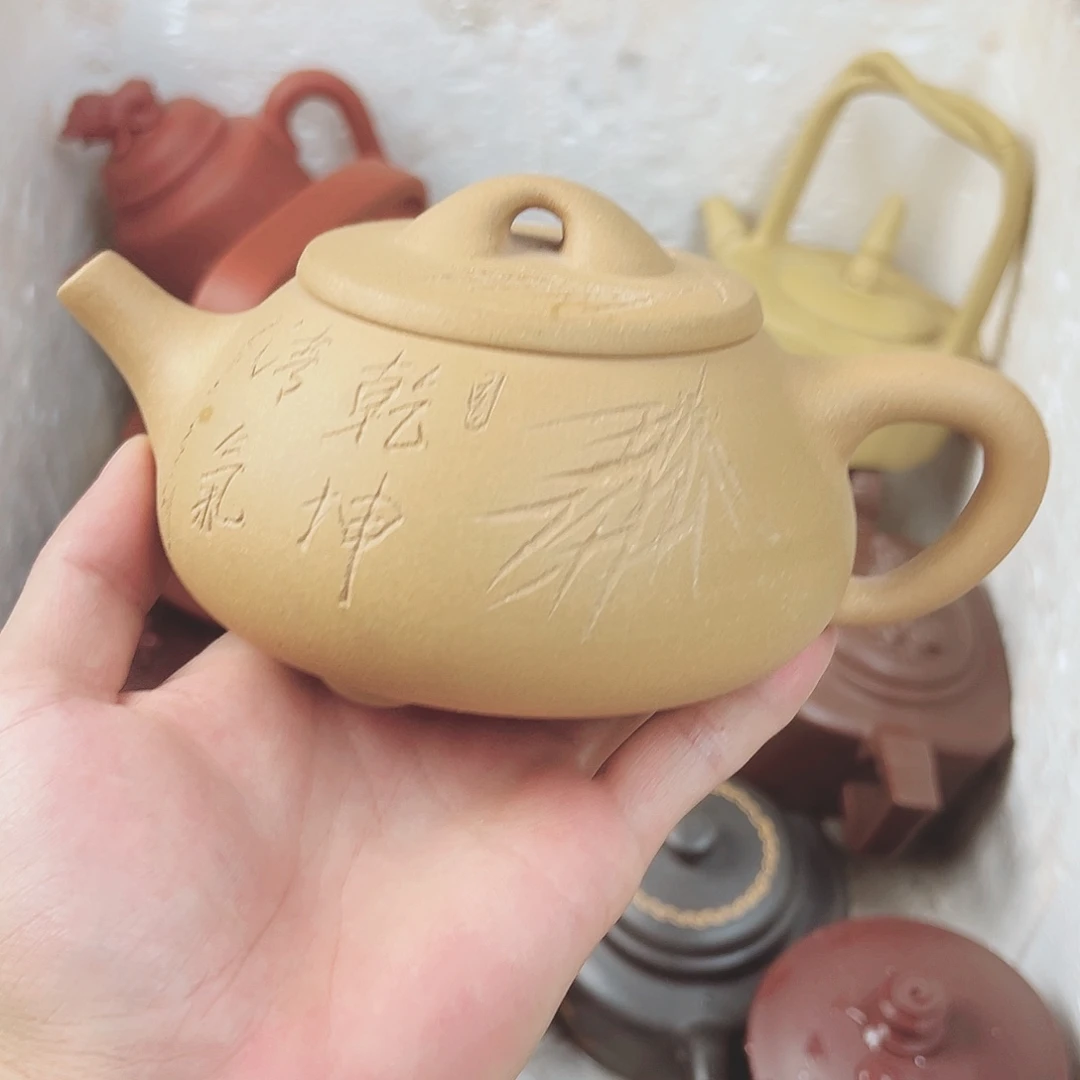茶壶紫砂宜兴原矿紫砂壶450毫升容量