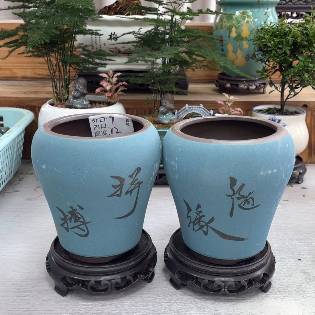 陶瓷花盆艺术紫砂花盆工艺品