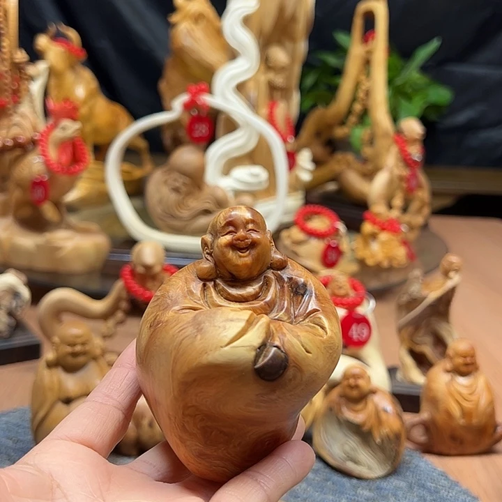 无事牌非洲檀香崖柏摆件