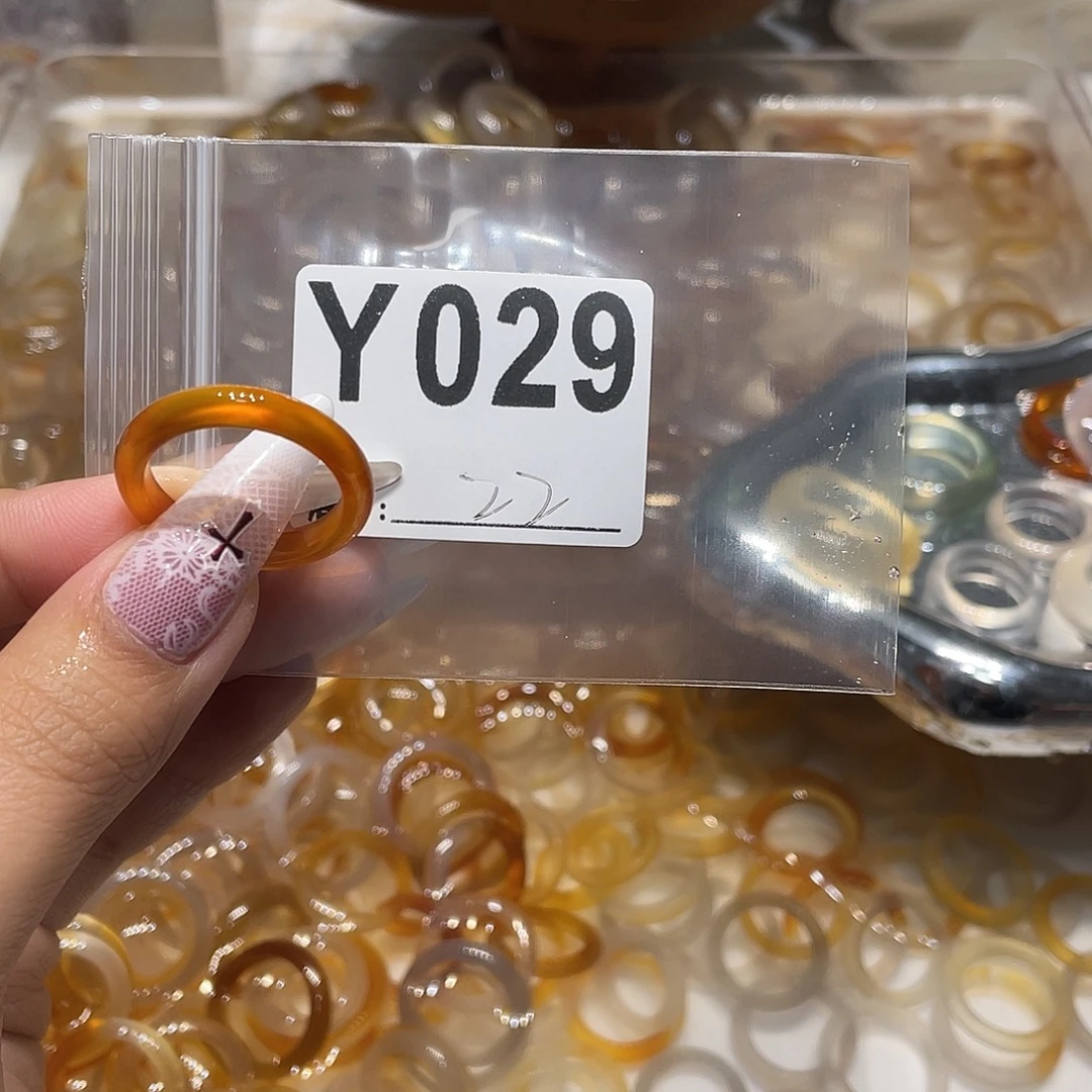 玛瑙/玉髓未镶嵌戒指029