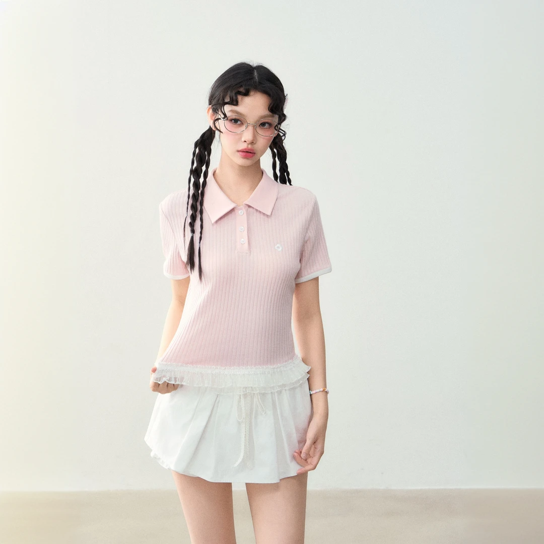 NTOT（新umoumo）夏季翻领polo百搭短款修身POLO衫NOTDX25206