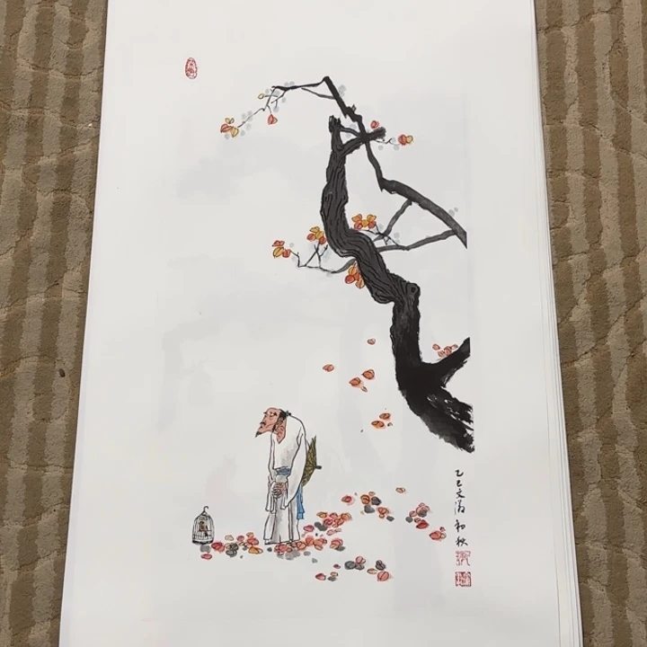 国画花鸟等多种鸟类的