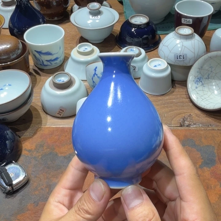 汝窑天蓝釉色喜欢的可以拍