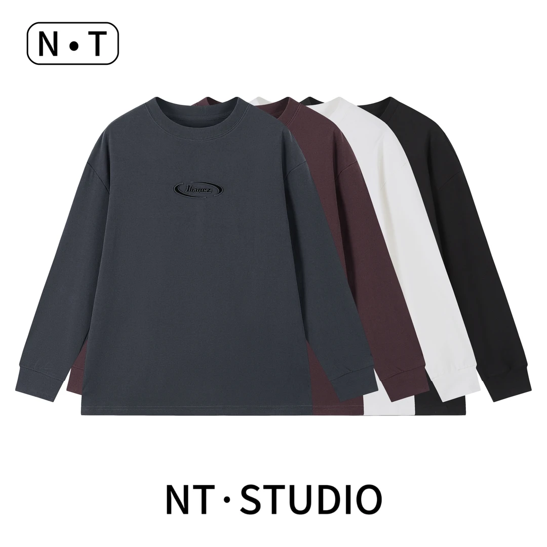 2024秋季新款纯色法兰绒时尚男卫衣舒适亲肤休闲日常百搭