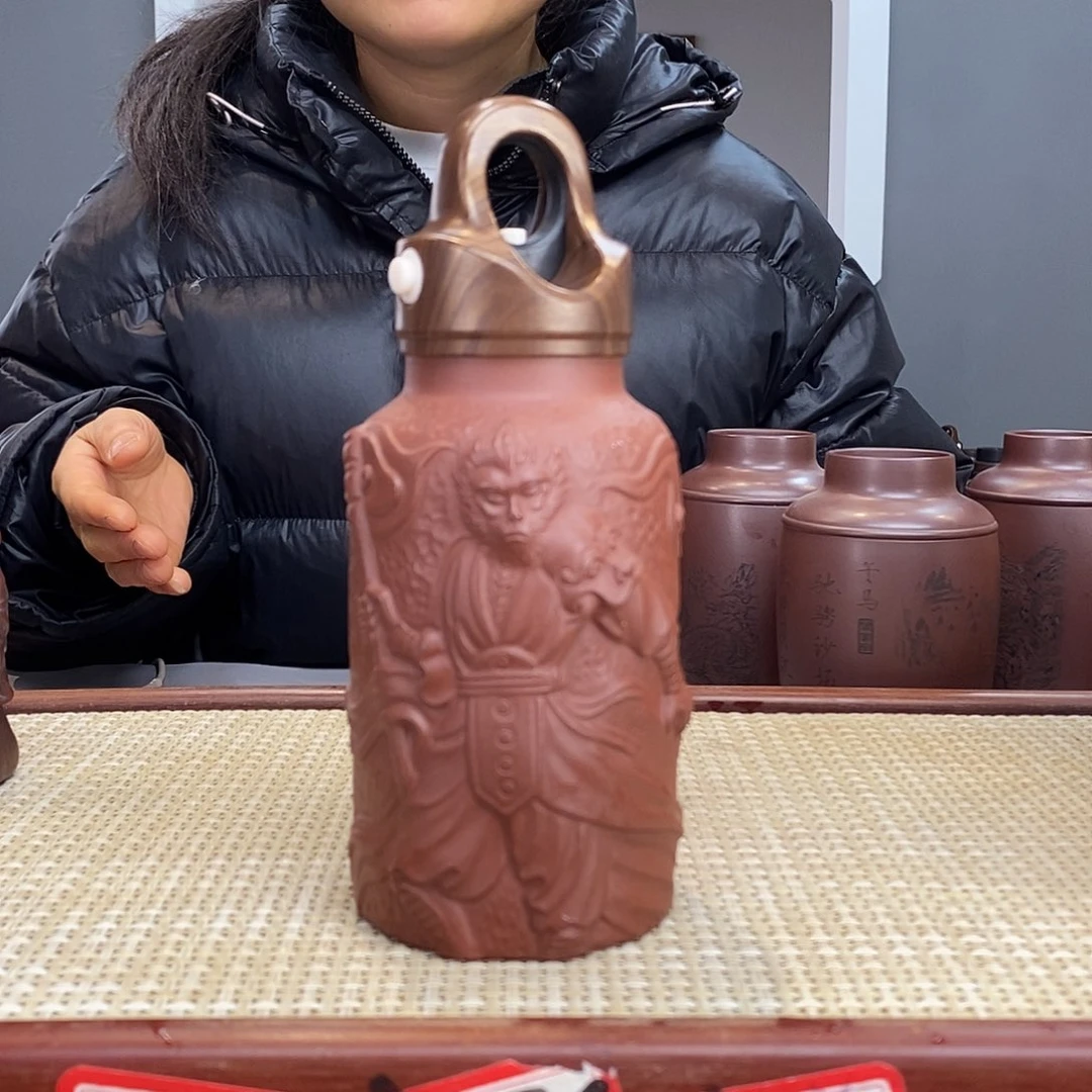 紫砂茶杯精品紫砂茶叶罐