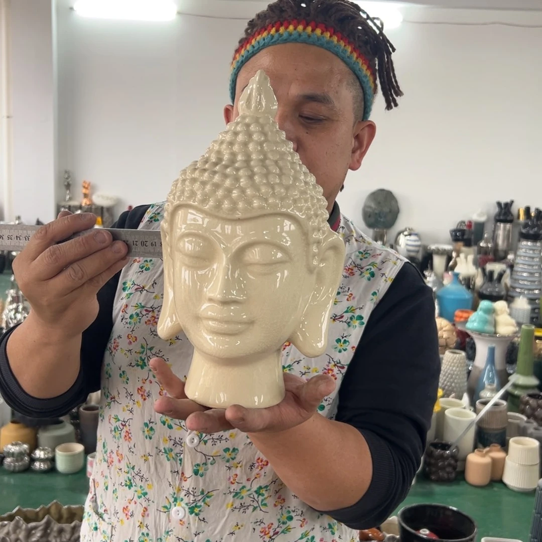 摆件32 号高中低温陶瓷瓶（部分微瑕）