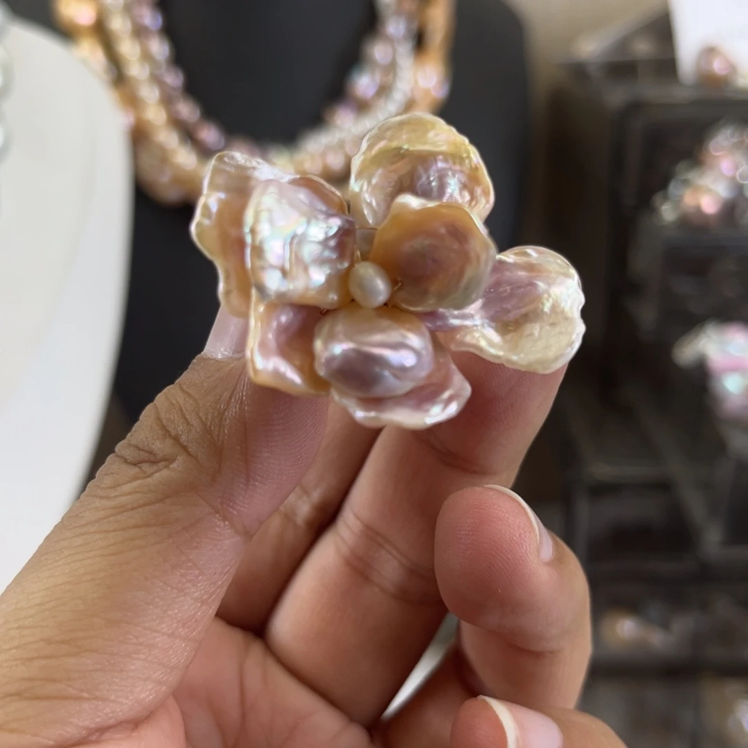 未镶嵌淡水珍珠戒指【纯恬】