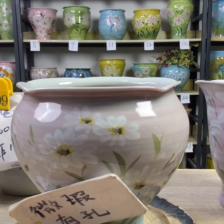景德镇高温陶瓷花盆
