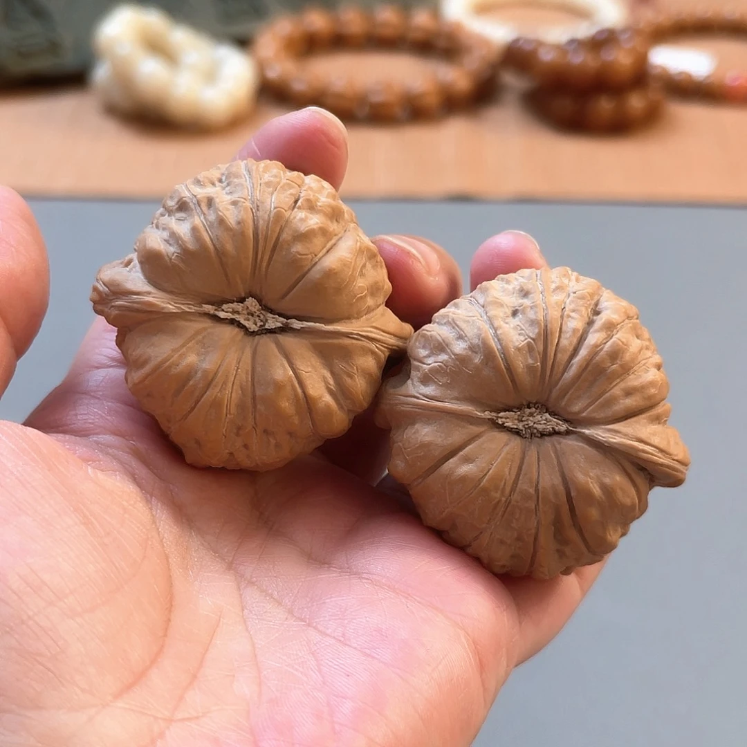 桃核把件48×47尺全品白茬南瓜墩XM1038