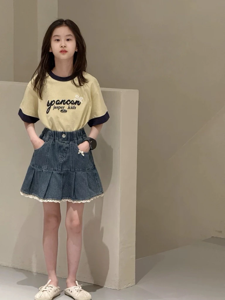 093-沫弛尔2025夏季新品女大童套装