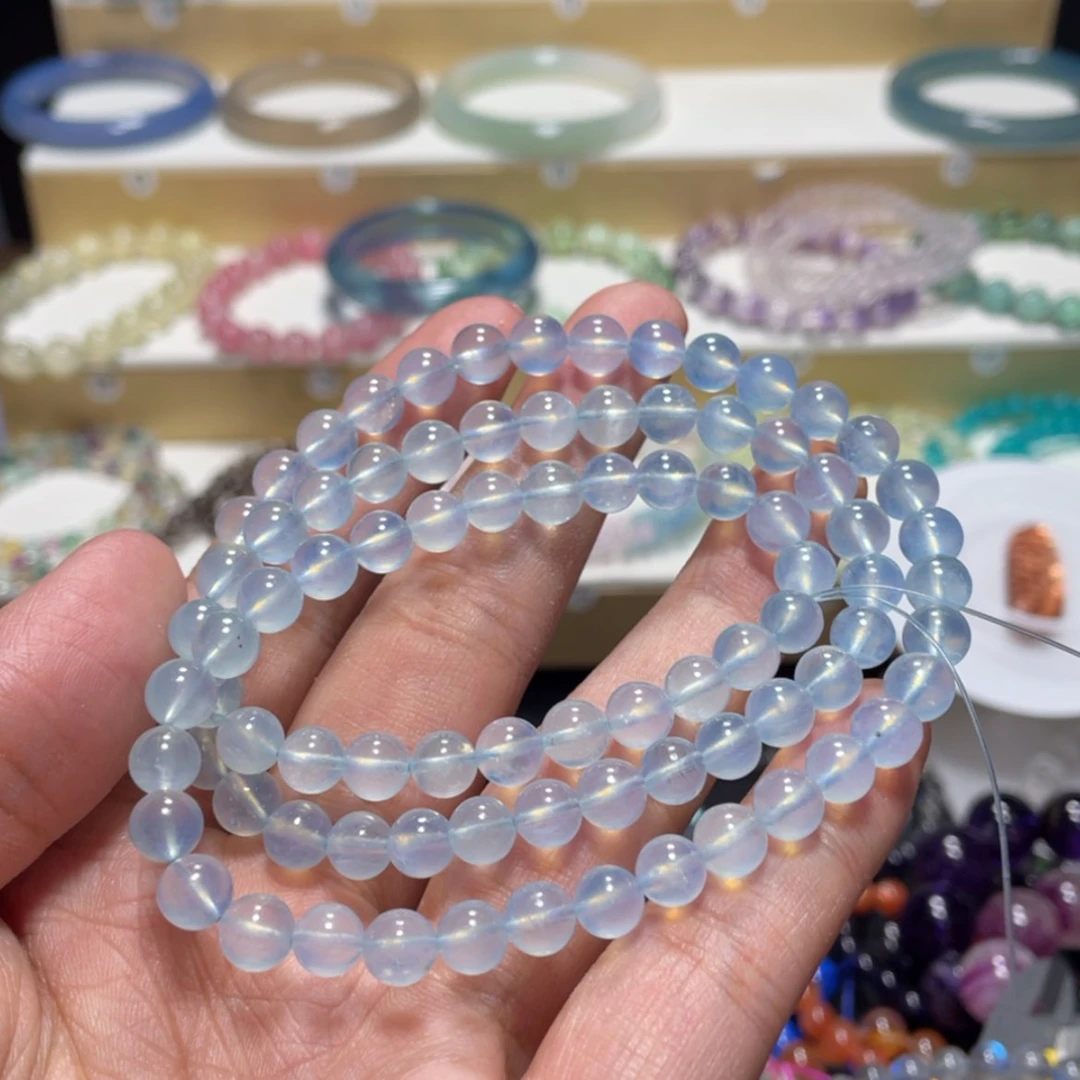【闪购商品】水晶手串银S800镀金镶嵌?**兜