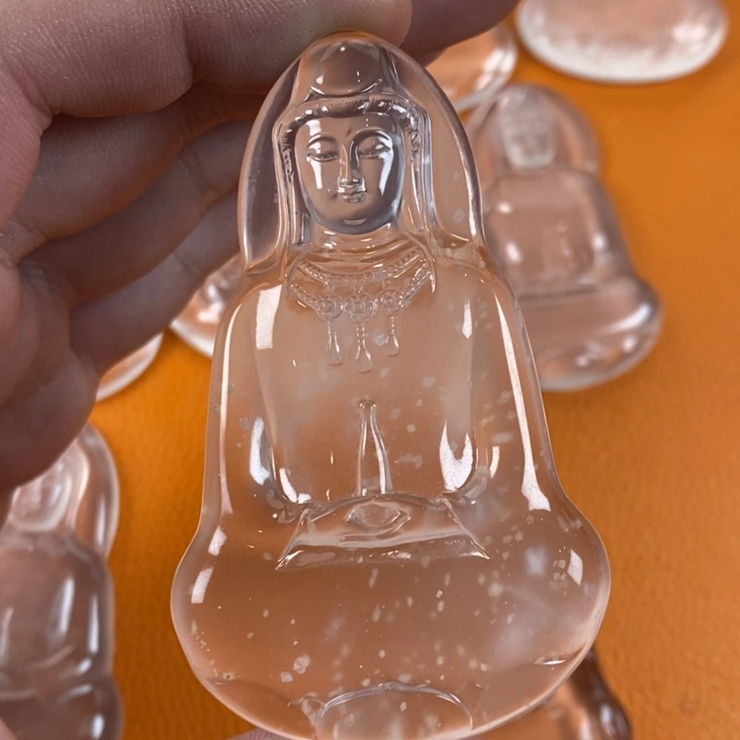 G***e石英质玉未镶嵌吊坠(不含链)