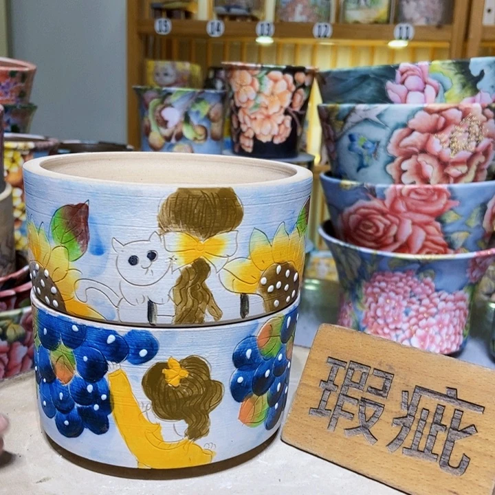 景德镇艺术手绘作品