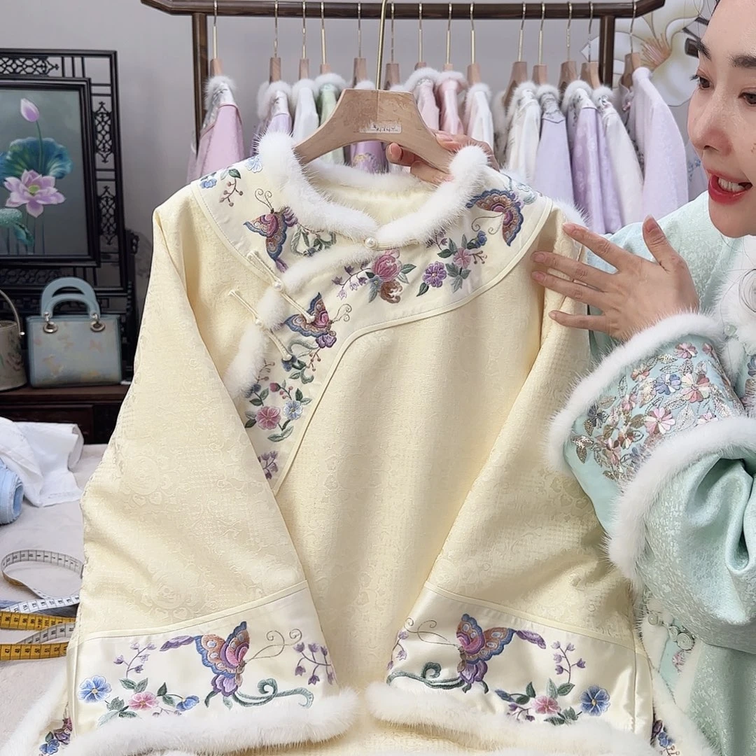 刺绣7苏绣棉服胸围108