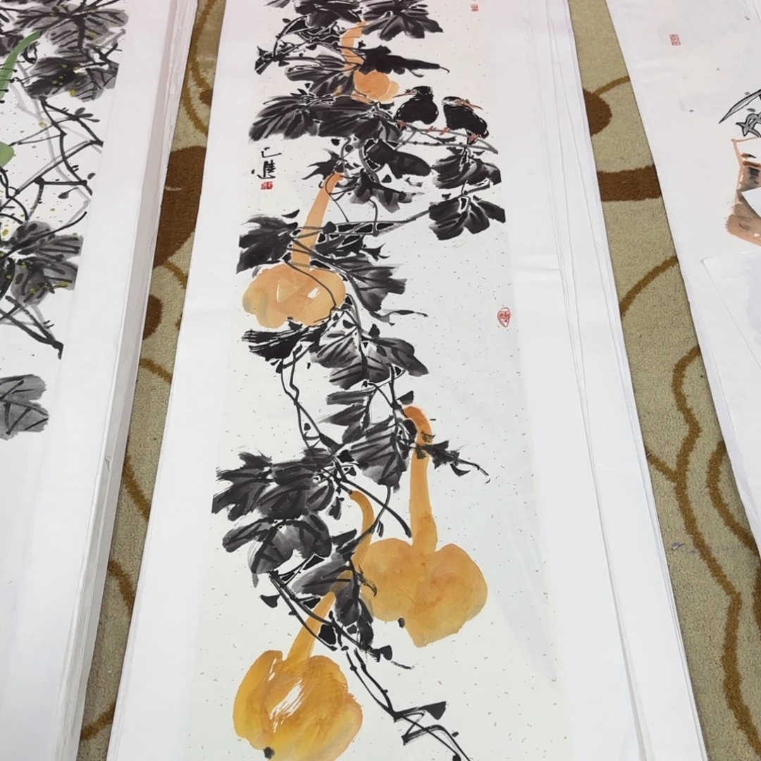 国画巴进老师作品刘