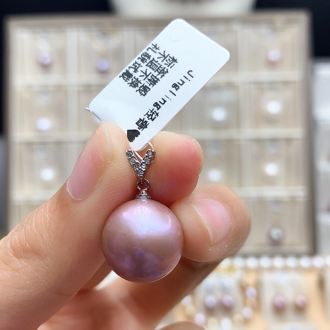颈饰合金淡水珍珠