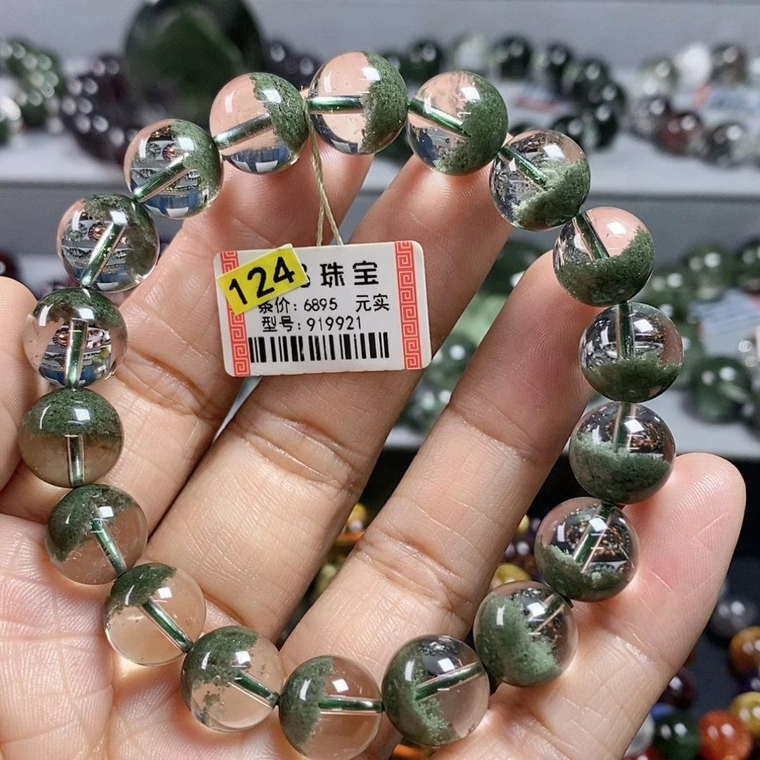 手链水晶未镶嵌绿幽灵手链919921