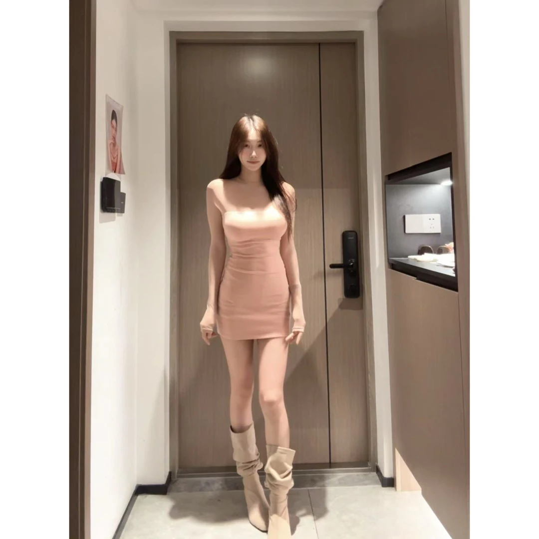 【温香入怀】氛围感气质纯欲风小性感修身显瘦秋冬裙子女2709#