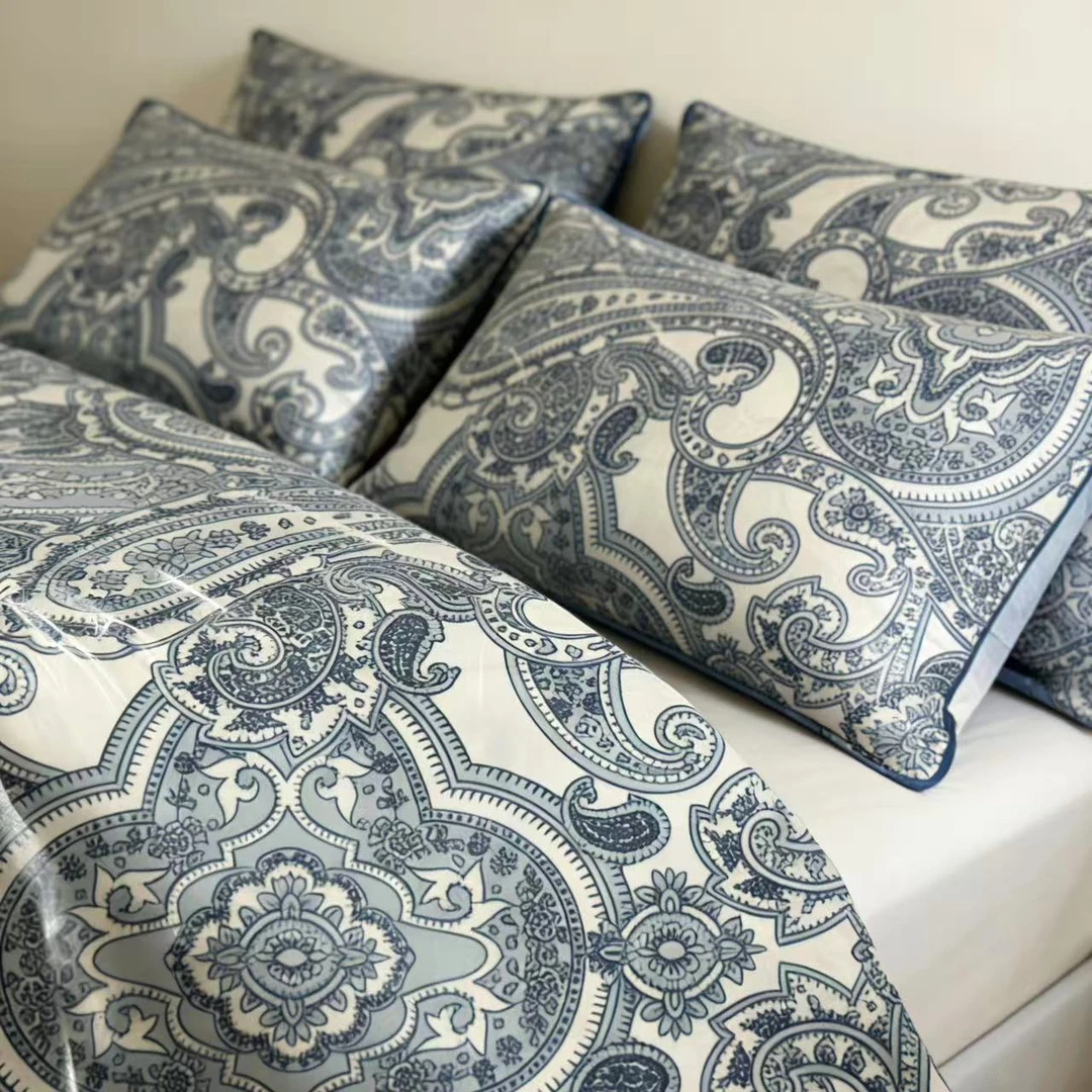 全棉印花四件套-新如意花篮