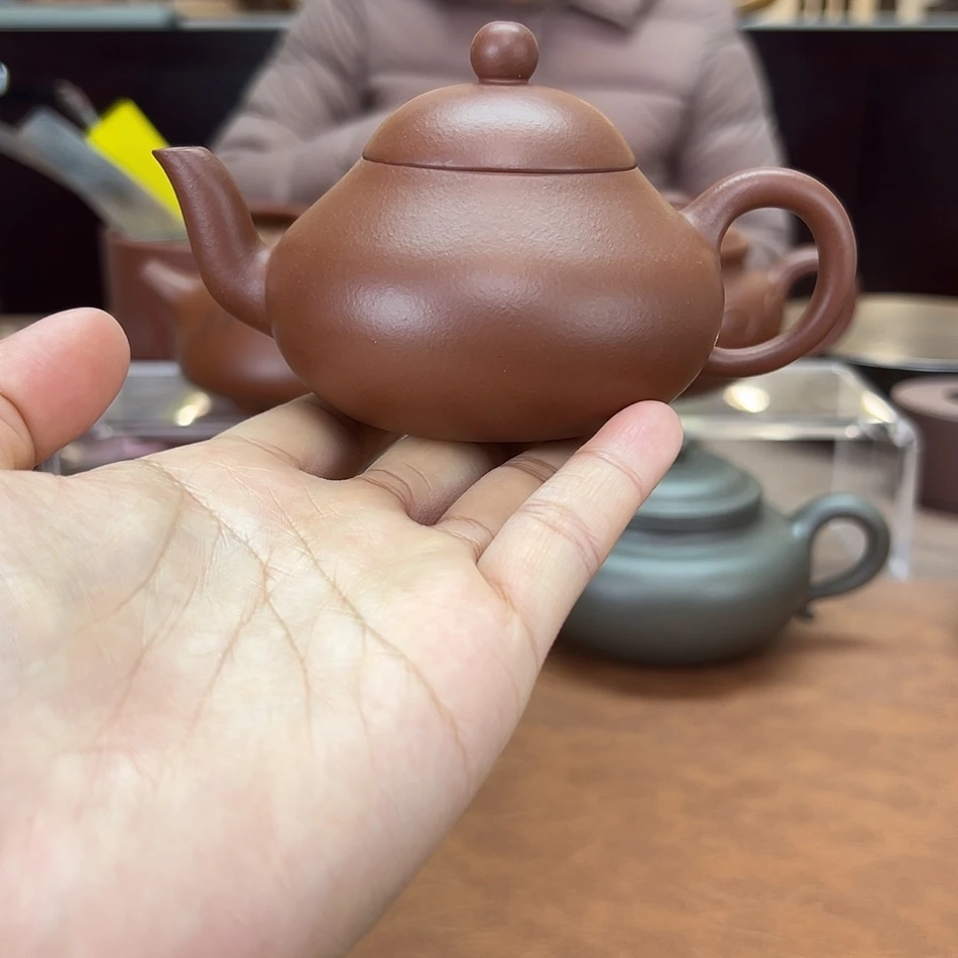 茶壶紫砂梨形 全手工