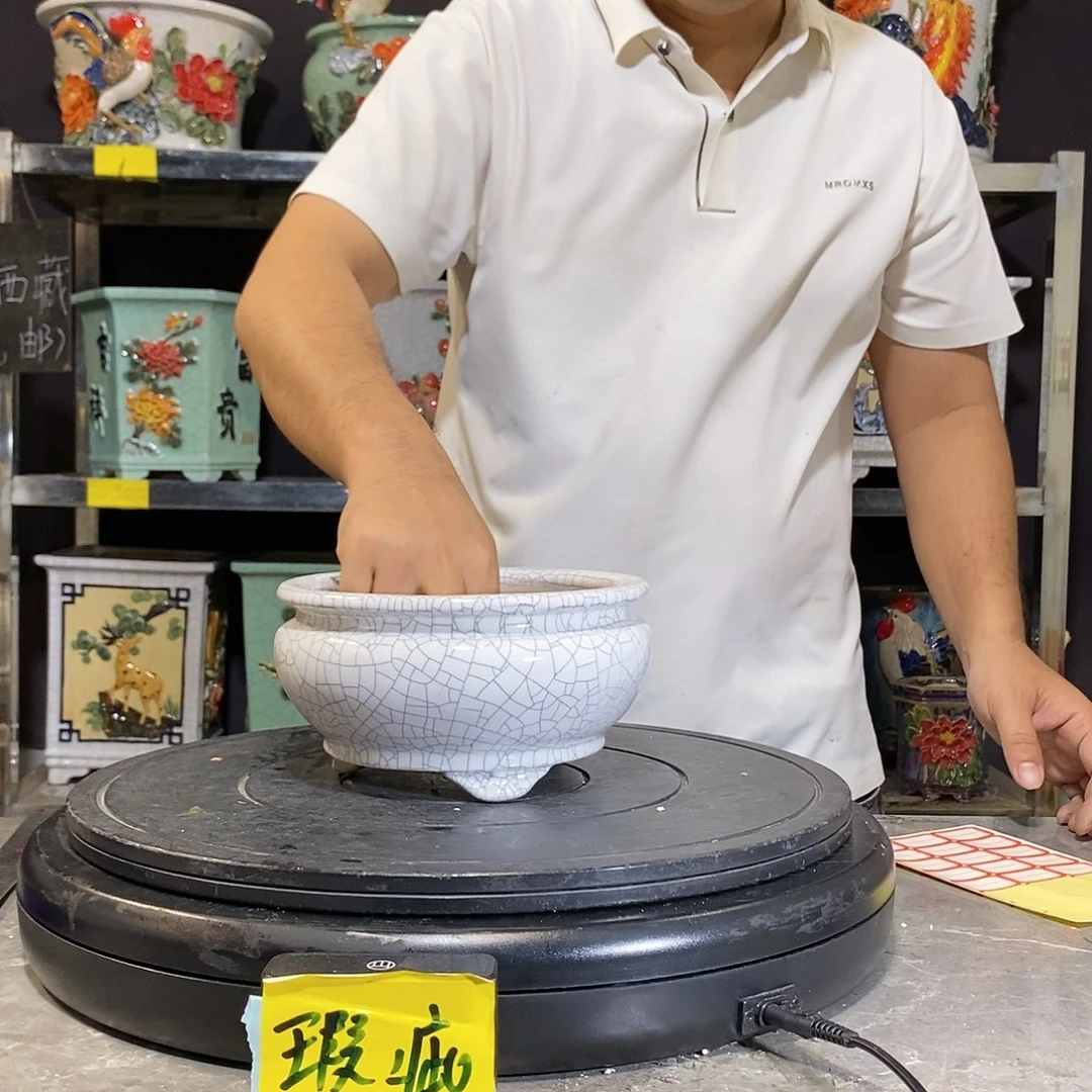石**典瑕疵石湾盆石湾盆