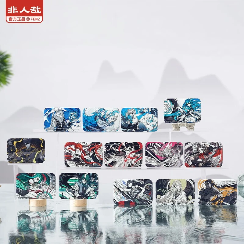 【代拆】正品非人哉仙山琼阁系列方形圆形盲抽徽章动漫周边吧唧谷子