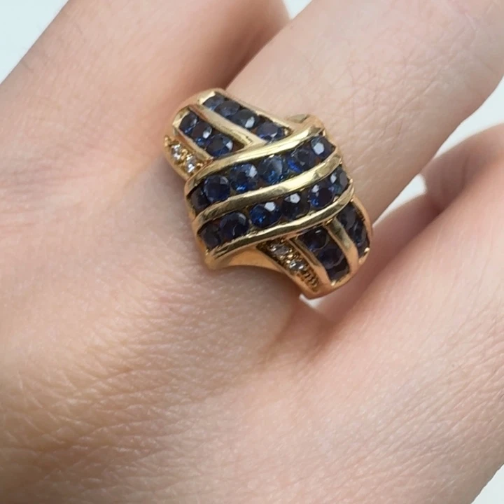 蓝宝石戒指未镶嵌