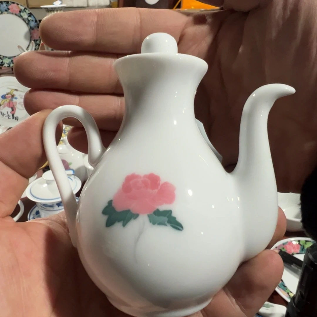 蘑****醴陵老厂瓷微瑕慎拍