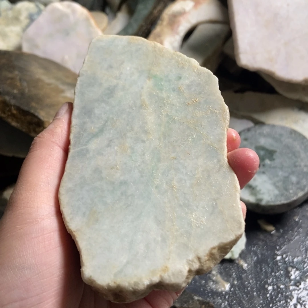 翡翠未镶嵌挂件天然翡翠