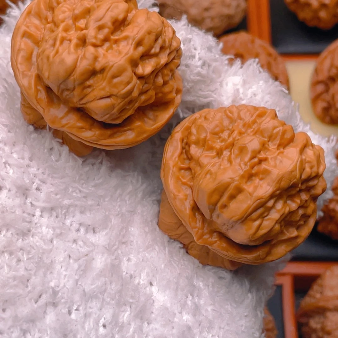 文玩核桃把件，****。41延庆蛤蟆头