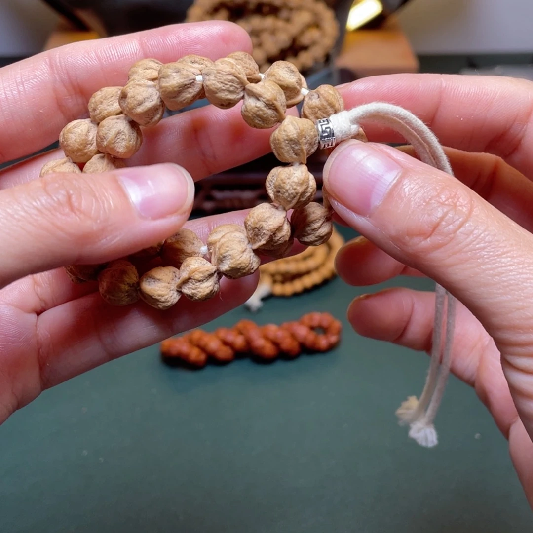 柏香籽/百香籽吊坠莲花手持