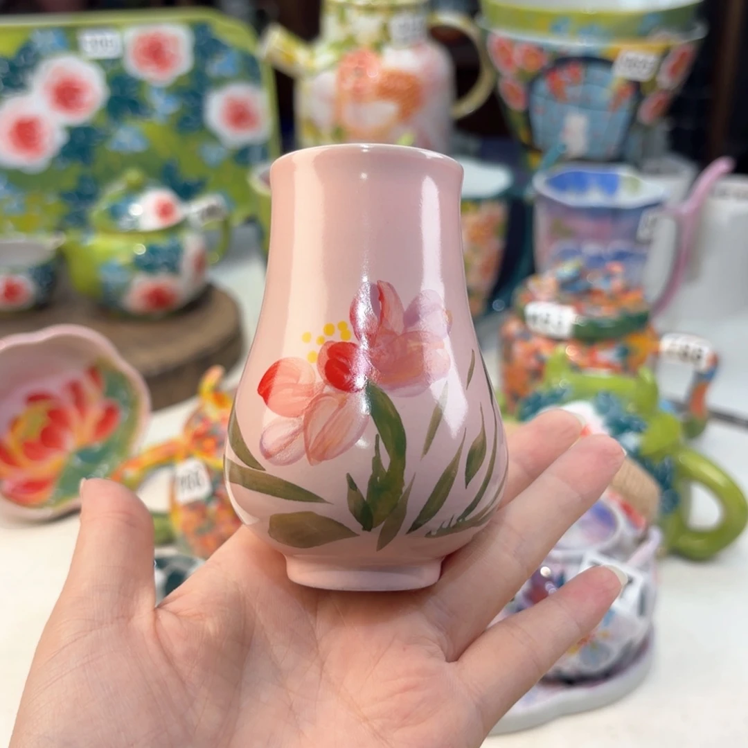 景德镇手绘高温釉下彩陶瓷茶具