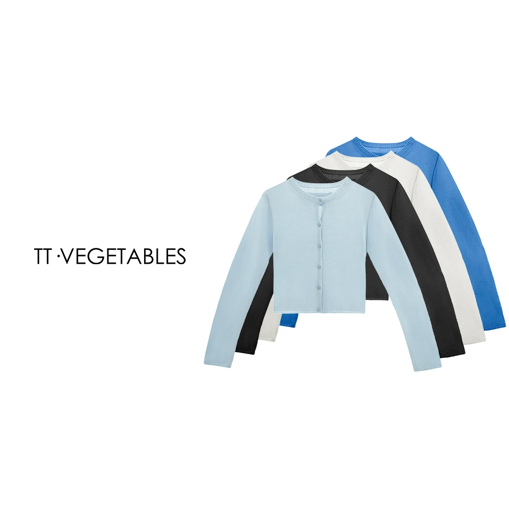 噢芬/小个子【星野】百分百绵羊毛针织纯色慵懒洋气开衫毛衣522343