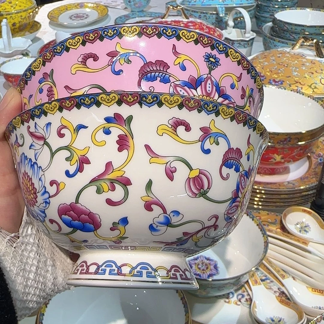 嘉***朵骨瓷骨瓷珐琅彩工艺