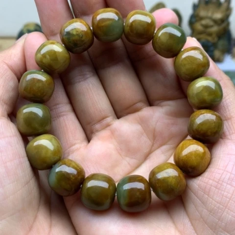 【闪购商品】未镶嵌手链透闪石质玉开*