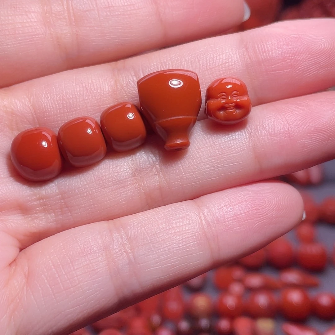 流***弹南红玛瑙未镶嵌配饰