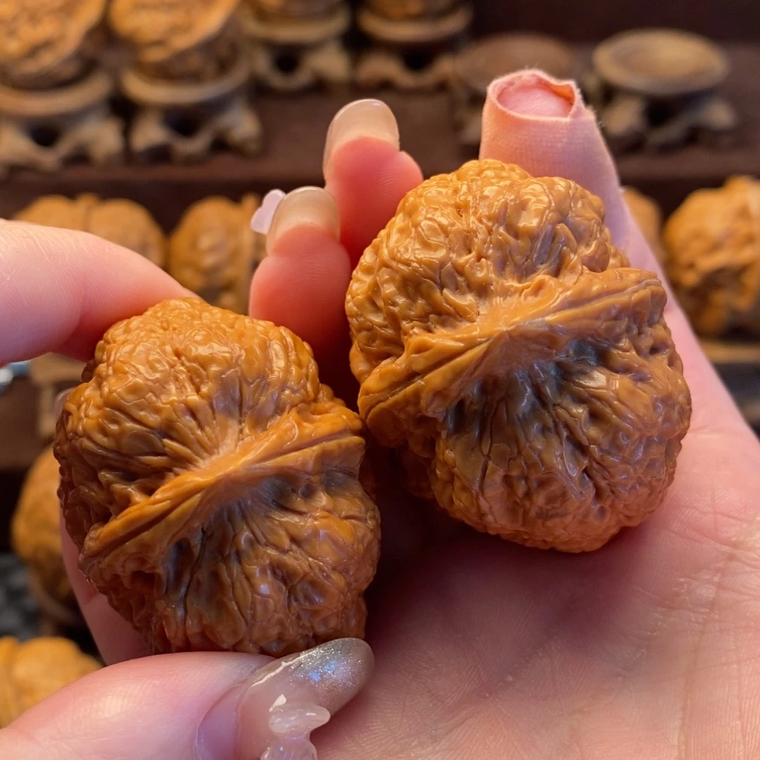 文玩核桃把件45聚宝蟾