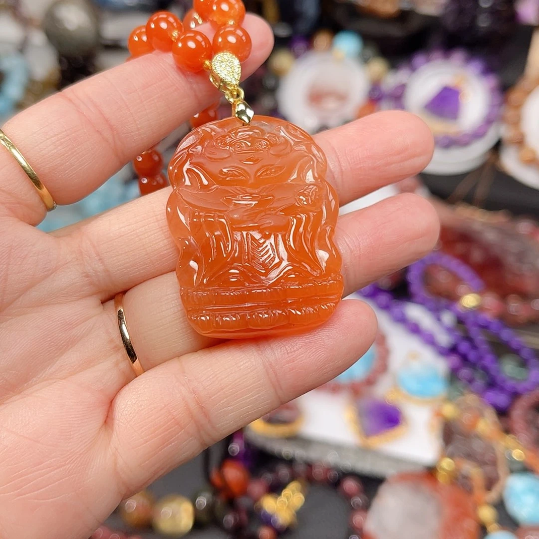 未镶嵌颈饰水晶订制