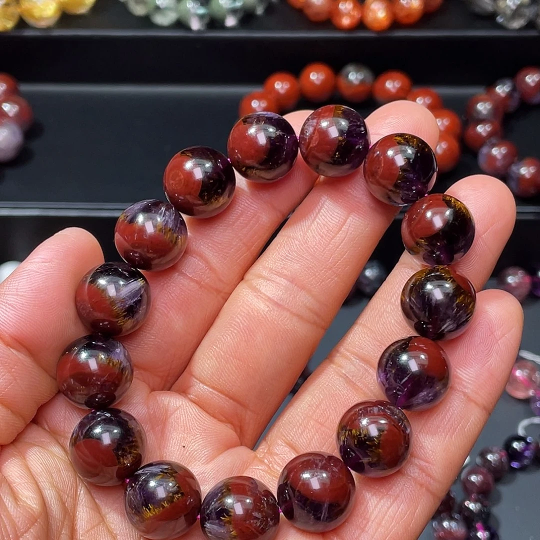 手链未镶嵌水晶毕业级极光聚宝盆手链