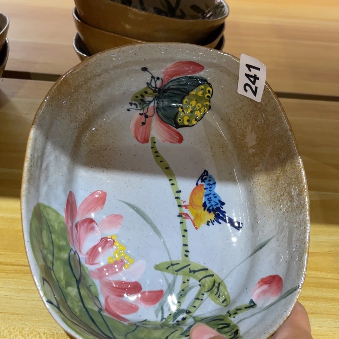瓷片景德镇手工手绘
