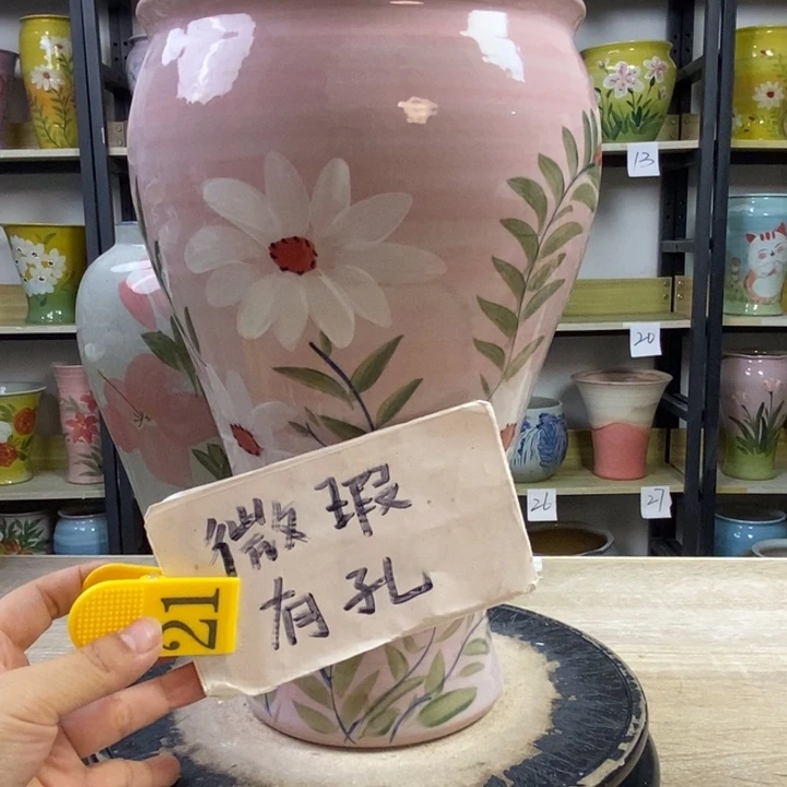 景德镇高温陶瓷花盆